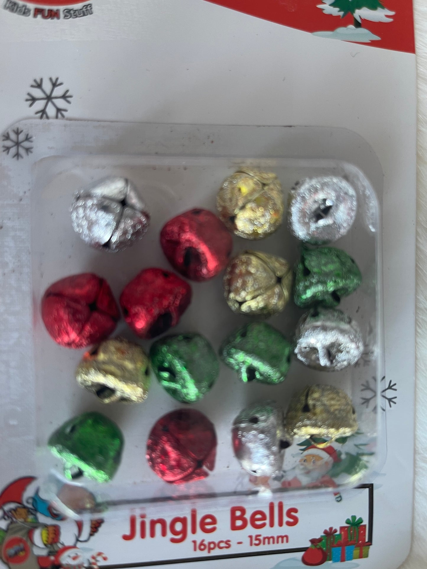 Christmas Crafts - Jingle bells 16pcs pack